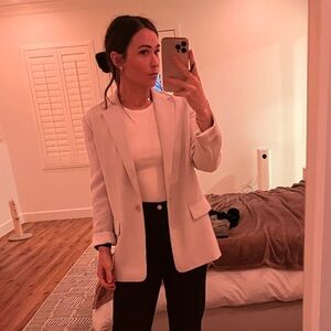 Aritzia Wilfred Blazer Bone